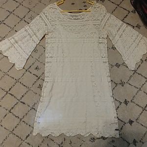 Cotton lace dress
